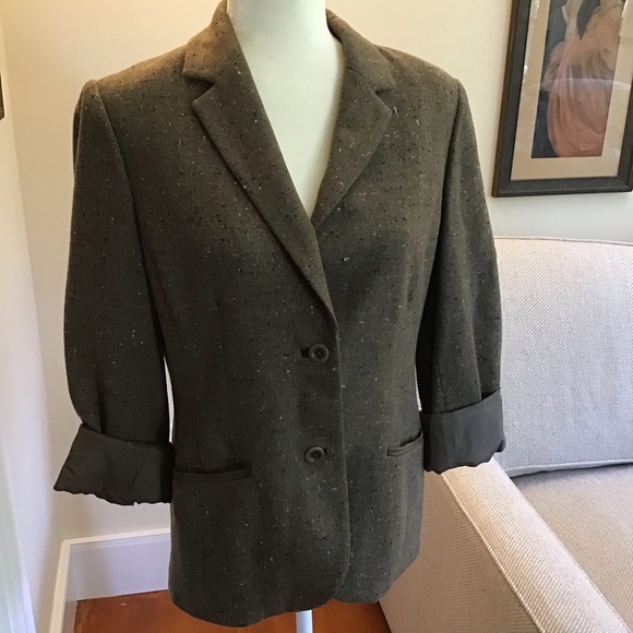 Funky\preppy Vintg  BROOKS BROTHERS wool blazer 10 - Picture 7 of 12